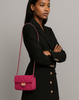 Chloe Shoulder Bag (Fuschia)