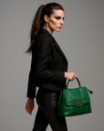 Fallon Satchel (Emerald)