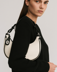 Lani Shoulder Bag (White/Black)