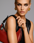 Lani Shoulder Bag (Red/Black)