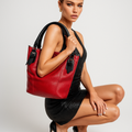 Lorna Tote (Red/Black) - Vanto