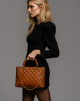 Vivienne Tote Bag (Tan) - Vanto