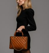 Vivienne Tote Bag (Tan) - Vanto