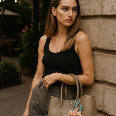 Lunette Tote (Taupe)