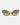 Viper Rectangular Sunglasses in Gold Acetate - Vanto