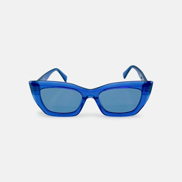 Echo Acetate Rectangle Sunglasses in Blue - Vanto