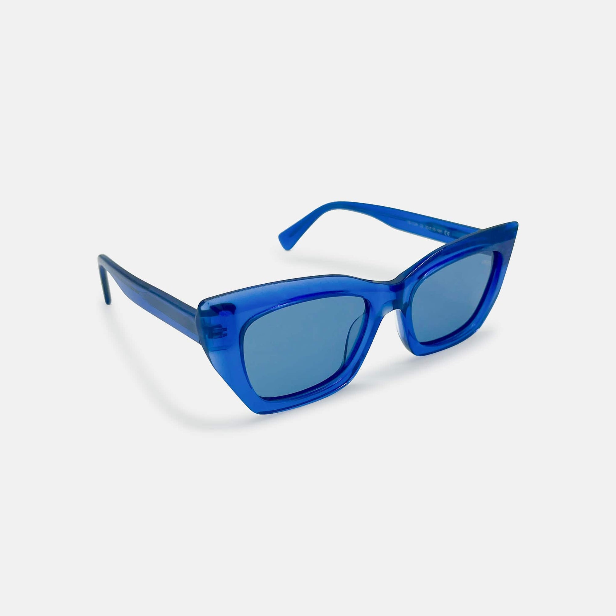 Echo Acetate Rectangle Sunglasses in Blue - Vanto