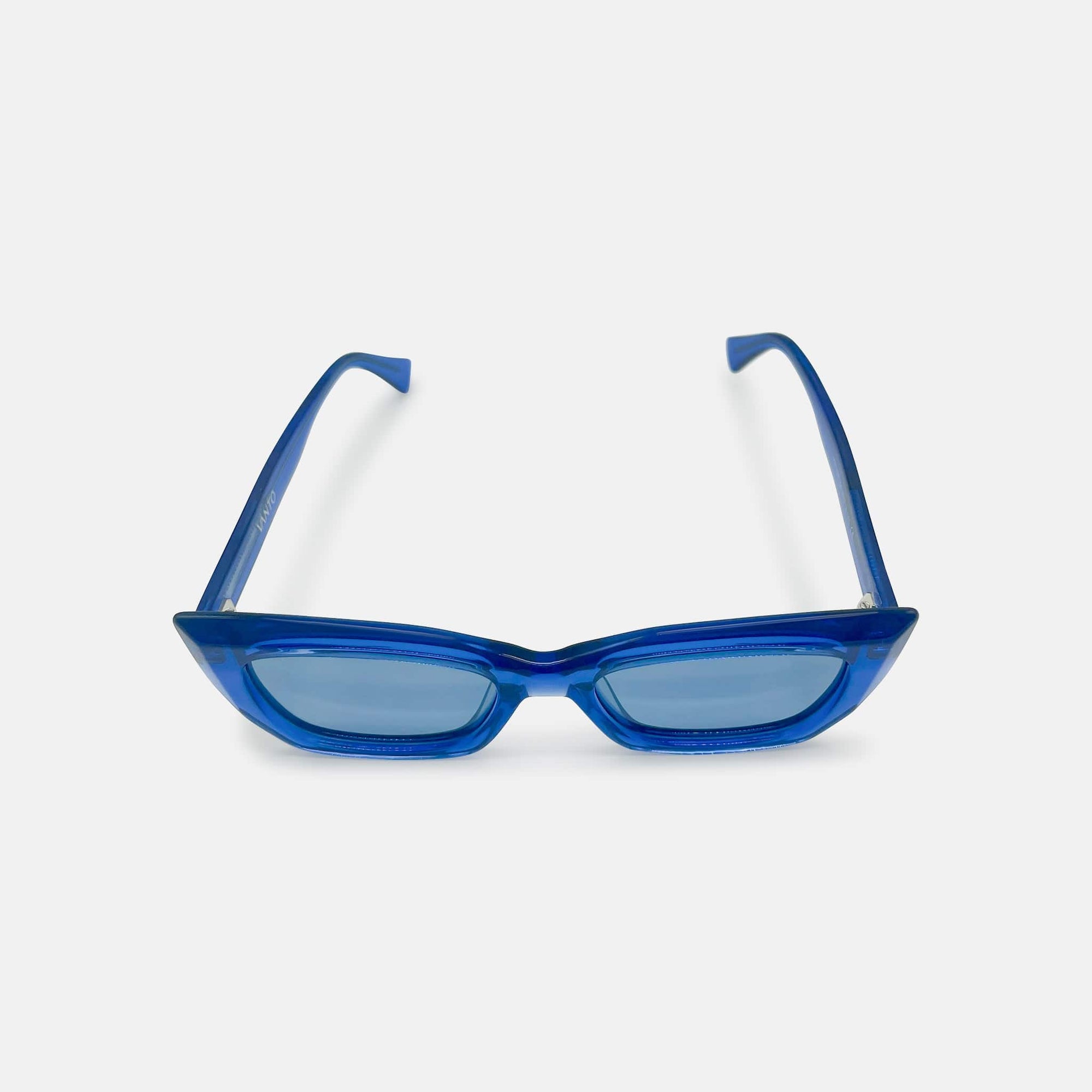 Echo Acetate Rectangle Sunglasses in Blue - Vanto