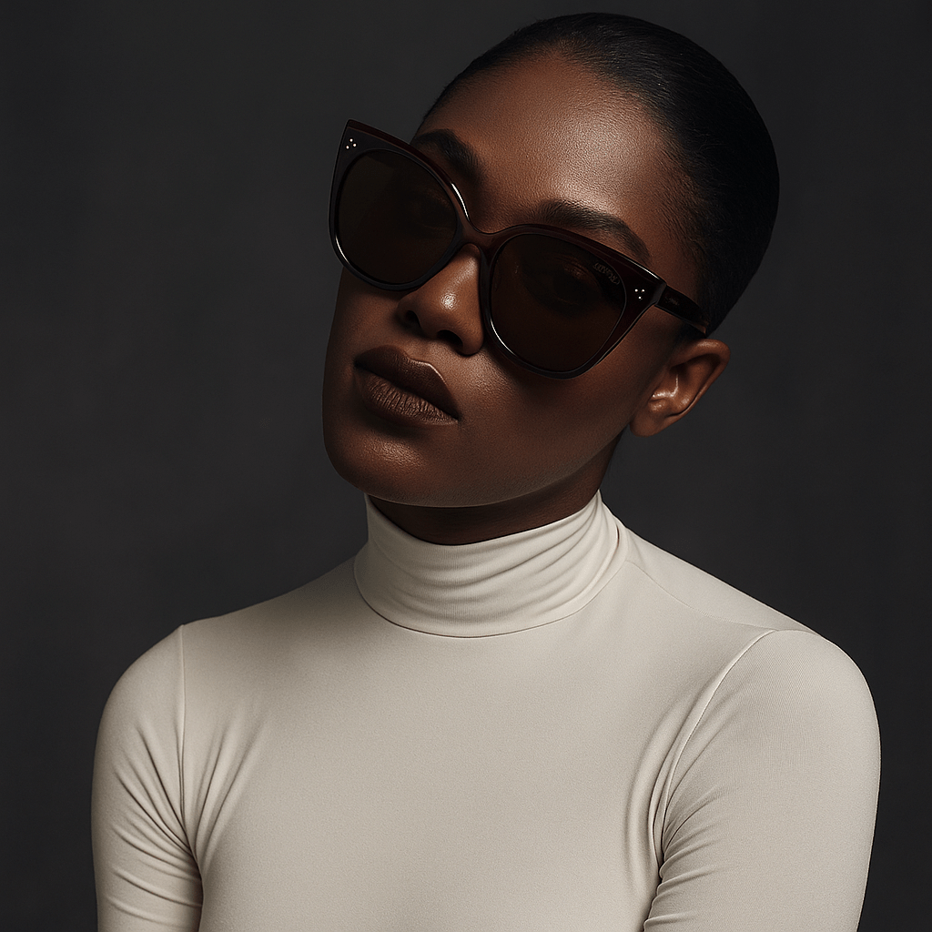 Protagonist Translucent Brown Acetate Square Frame - Vanto