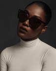 Protagonist Translucent Brown Acetate Square Frame - Vanto