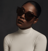 Protagonist Translucent Brown Acetate Square Frame - Vanto