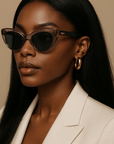 Zephyr Translucent Pink Acetate Cat Eye Frame - Vanto