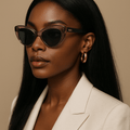 Zephyr Translucent Pink Acetate Cat Eye Frame - Vanto