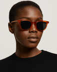 Ava Rectangular TR 90 Orange Frame - Vanto