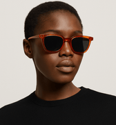 Ava Rectangular TR 90 Orange Frame - Vanto