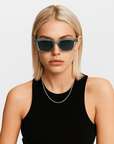 Ava Rectangular TR 90 Blue Frame - Vanto