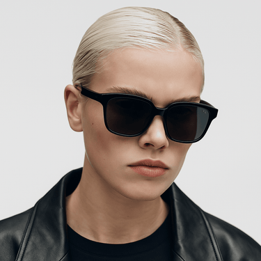 Alonso Black TR90 Oversized Square Frame - Vanto