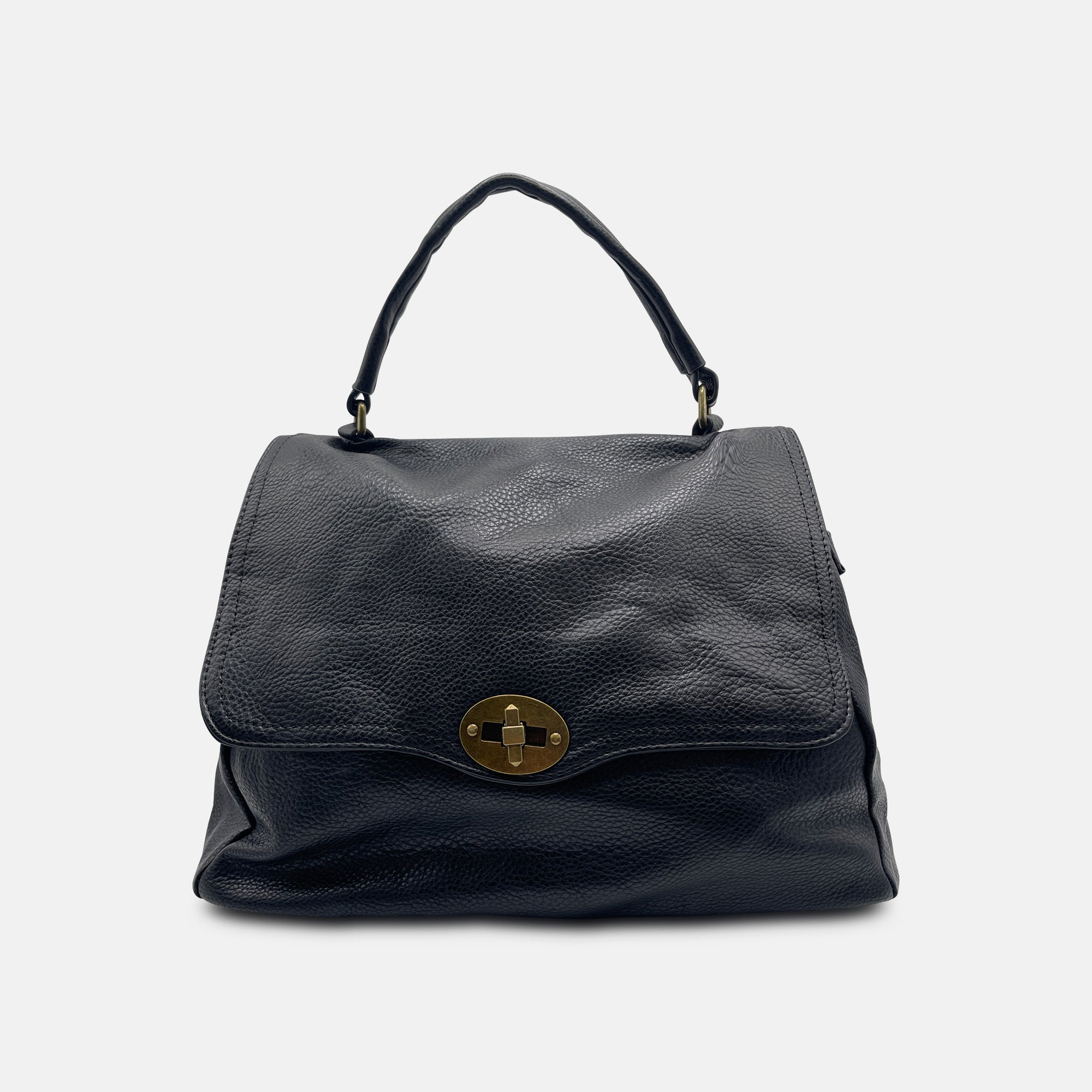 Fallon Satchel (Black) - Vanto