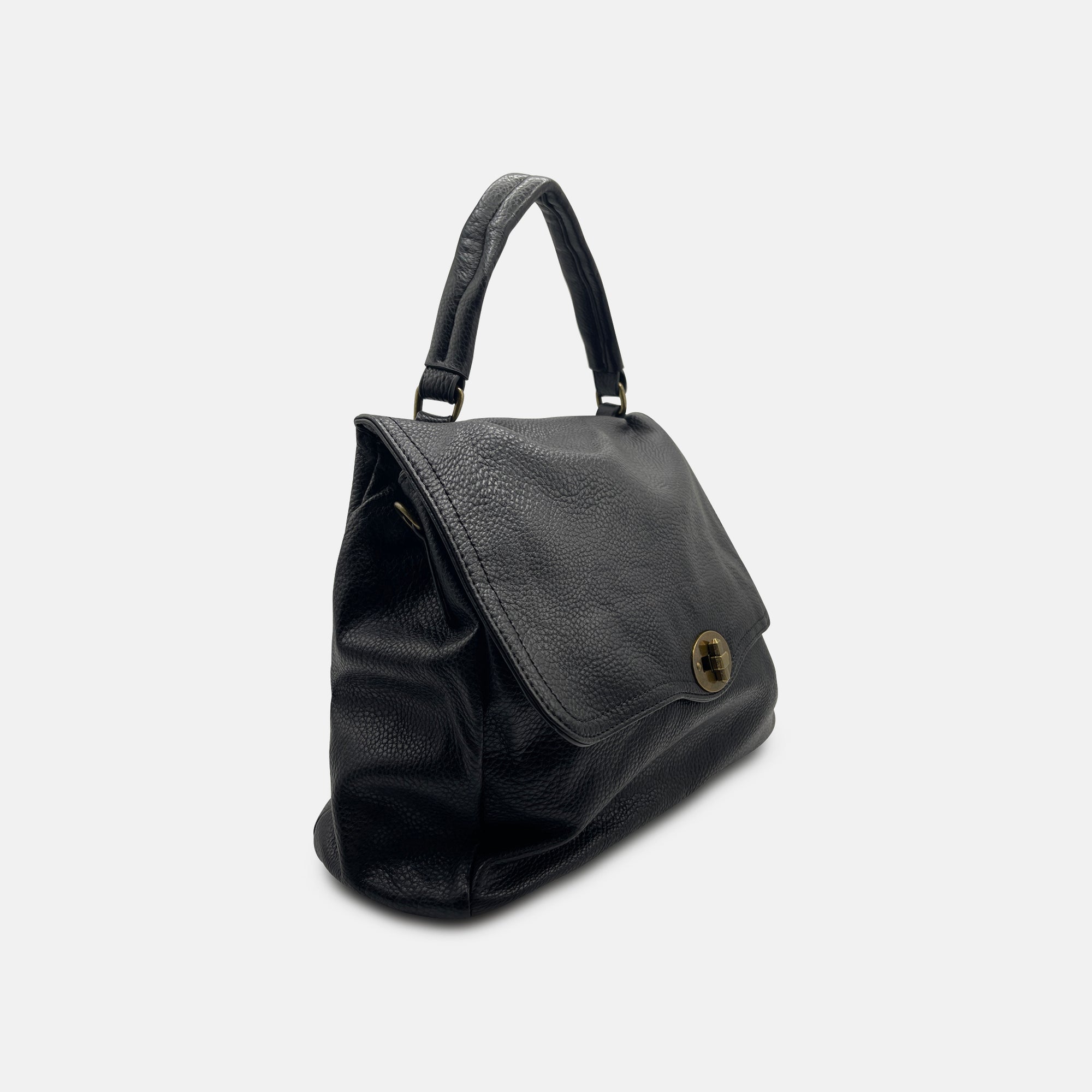 Fallon Satchel (Black) - Vanto