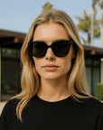 Provokate Black Acetate Square Frame - Vanto