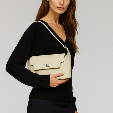 Vesper Shoulder Bag (Ivory) - Vanto
