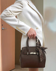 Livia Top Handle (Choc)