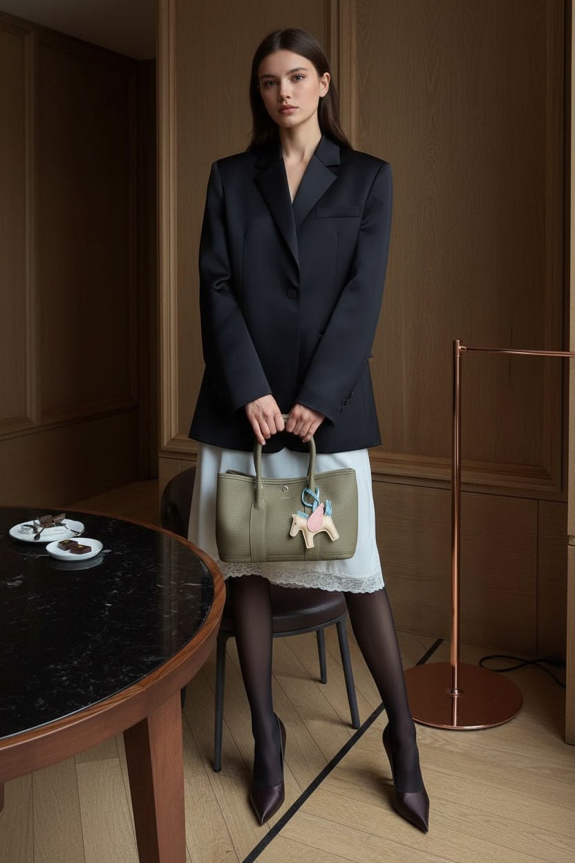 Lunette Tote - Stylish Taupe Tote Bag for Every Occasion – Vanto